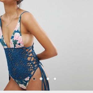 NWT Frankie’s bikinis lilah One Piece